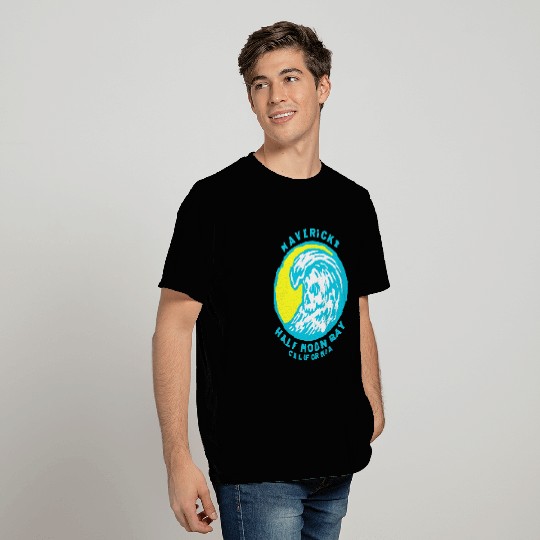 Surf Life Mavericks Half Moon Bay Surfing T-Shirts