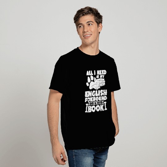 Reading Book All i need is my english foxhound and a good book Reader T-Shirts