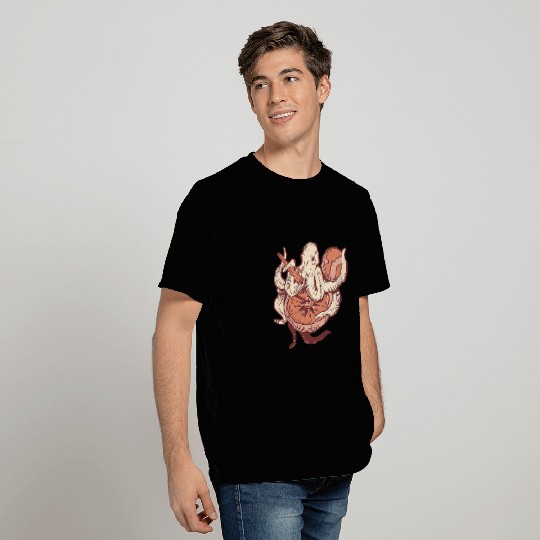 Octopuss Lover with Earth Realistic Octopuss Animal Lover Artistic T-Shirts