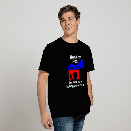 Donkey Pox donkey political funny 2satire T-Shirts