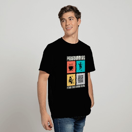 funny Computer Science enthusiast Programming Its The Peace T-Shirts