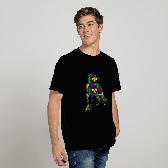 Gordon Setter Pet Mardi Gras T-Shirts