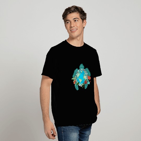 Turtle Pet Earth Day Plastic frees Climate Change Awareness T-Shirts