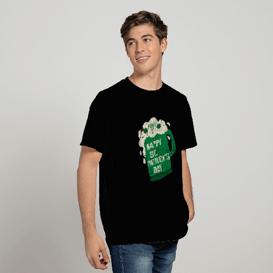 Beer Fun Distressed Green Beer St Patricks Day T-Shirts