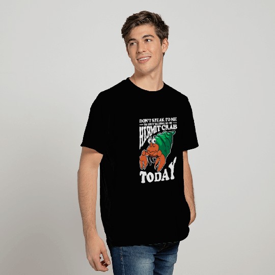 Hermit Crab Lover Crustacean Introvert Humor T-Shirts