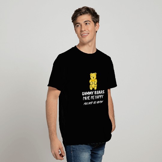 Bear Pet Gummy Bear Lover Gift Gummy Bears Make Me Happy T-Shirts