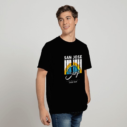 San Jose Surf Vibes Ride the Silicon Waves T-Shirts