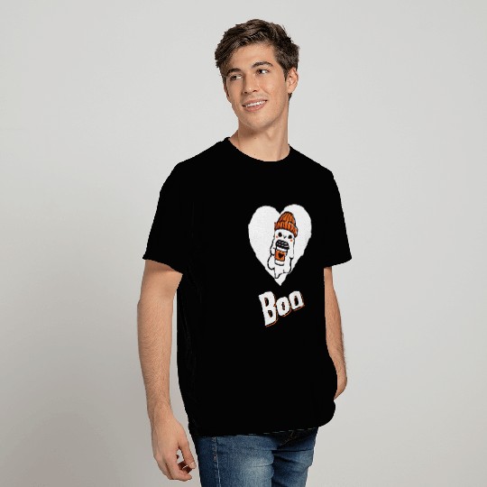Coffee Fun Cute ghosts Boo Costume Coffee Hot Cocoa Cup being held T-Shirts