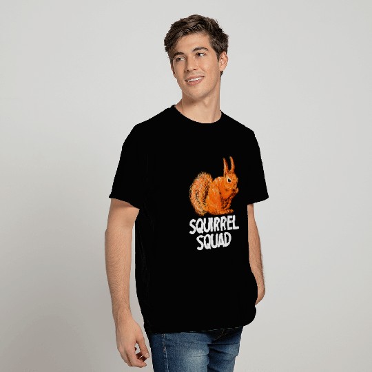 Squirrel Pet Squad Chipmunks Lover Squirrel bests Friend T-Shirts