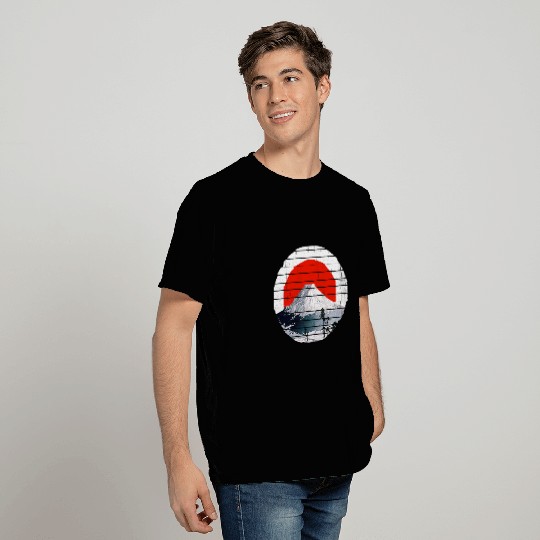 Japan Japanese Art Flag Mount Fuji Tokyo T-Shirts