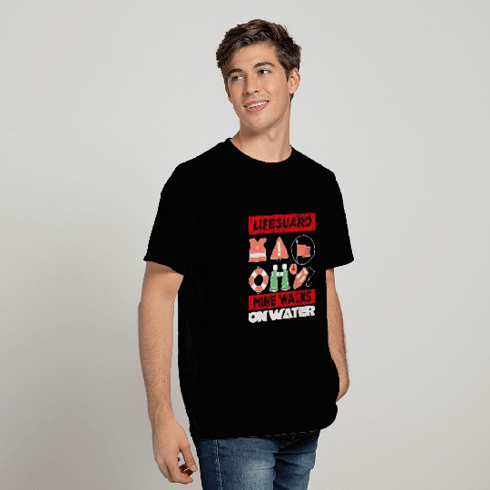 Lifeguard Mine Walks On Water 2Bath Master 2Funny T-Shirts