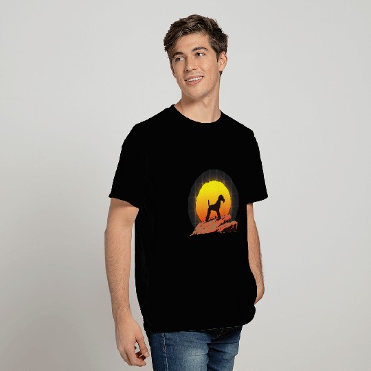 Wire Fox Terrier Dog Sunrise T-Shirts