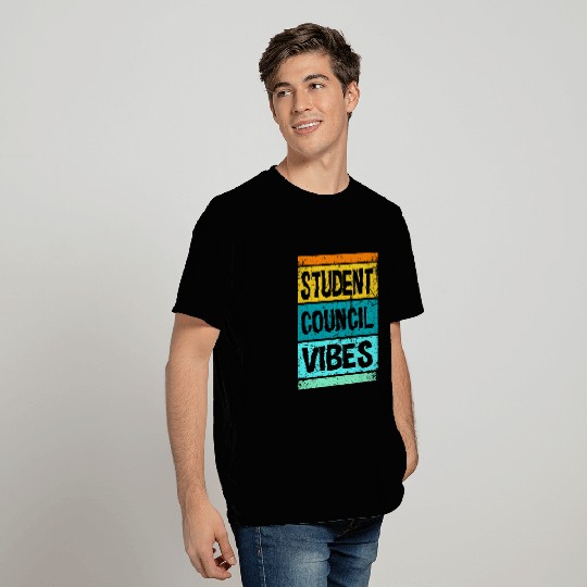 Retro Student Council Vibes Groovy School Student Council 1 T-Shirts