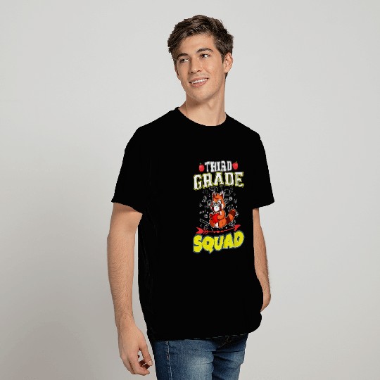 Kids Third Grade Squad Funny Elementary Primary School 12 T-Shirts