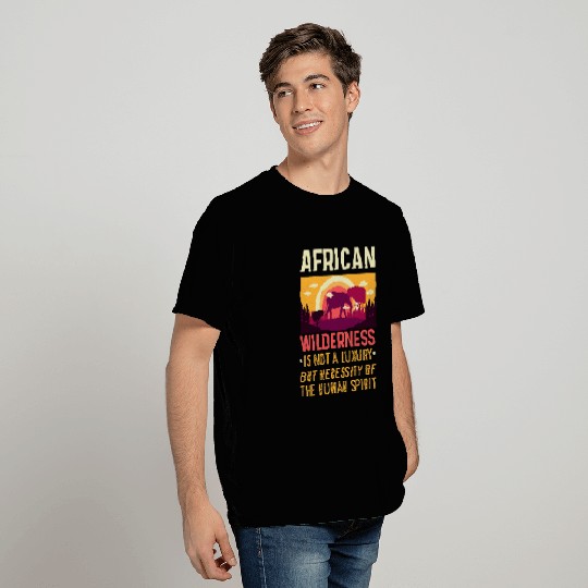 African Wilderness Zoologist T-Shirts
