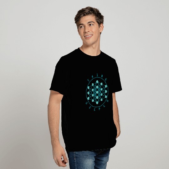 Think Deeper Programmer Data Science AI Machine Learning T-Shirts