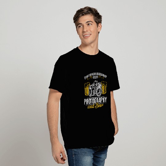 Everything In Moderation Except Photography Beer T-Shirts