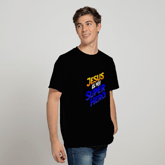 Jesus Is My Superhero Comic Book Christian T-Shirts