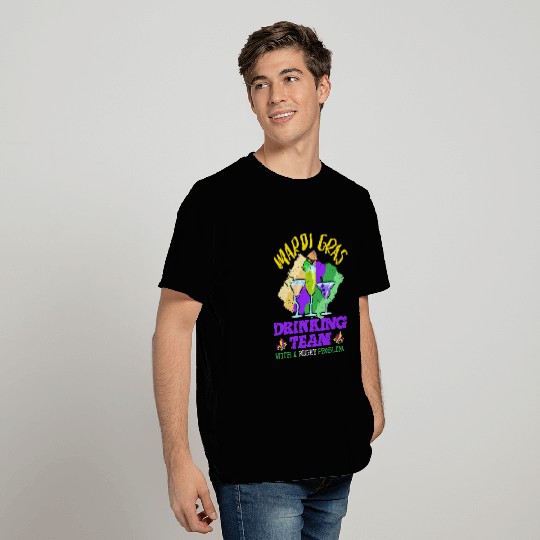 Mardi Gras Drinking Team With A Rugby Problem Mardi Gras 1 T-Shirts