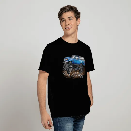 Mega Ford Bronco F150 Blu T Shirts