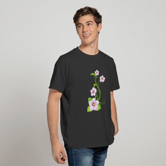 Purple flower T Shirts