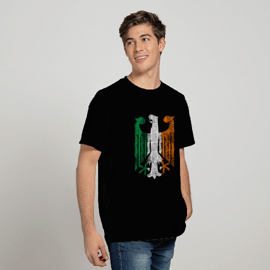 Irish German Eagle T Shirts