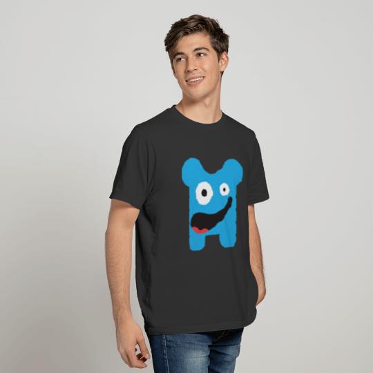 cute_smiling_blue_monster T-shirt