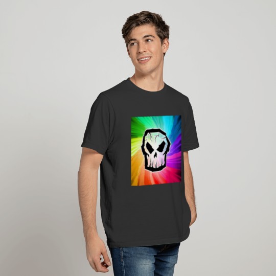 skull rainbow 1 T-shirt
