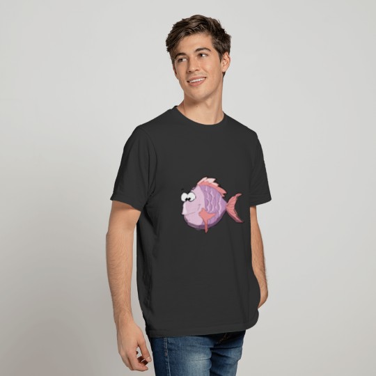 Cartoon Fish T-shirt