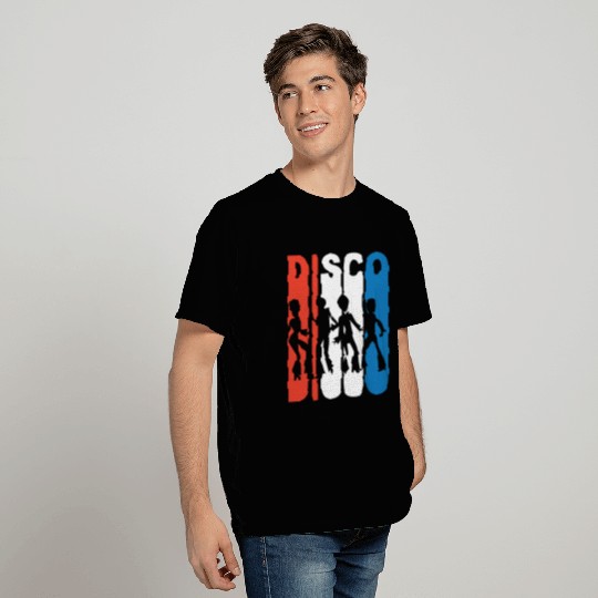 Red White And Blue Disco Dancers T Shirts