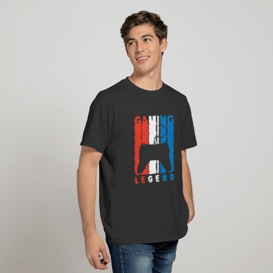 Red White And Blue Gaming Legend Video Games T-shirt