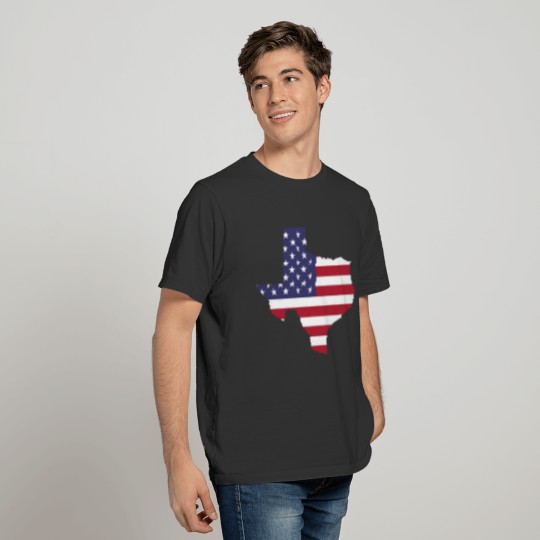 Texas American Flag T-shirt