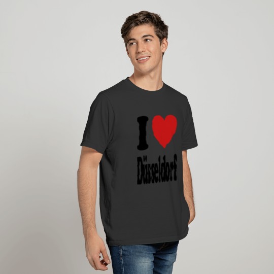 I love Duesseldorf (variable colors!) T-shirt