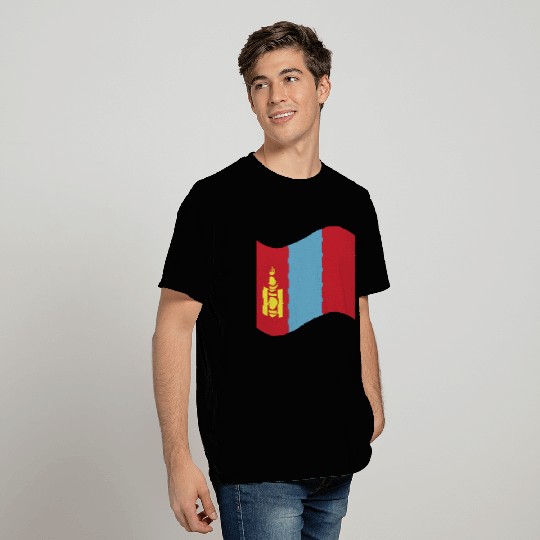 flag mongolia T Shirts