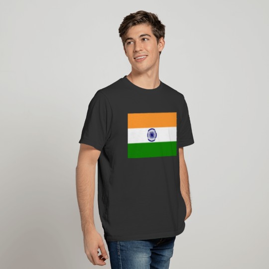 India country flag love my land patriot T-shirt