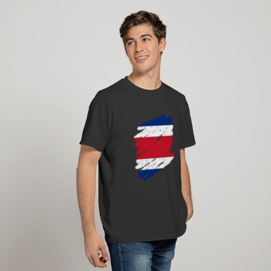 Pinsel Land Heimat Costa Rica T-shirt