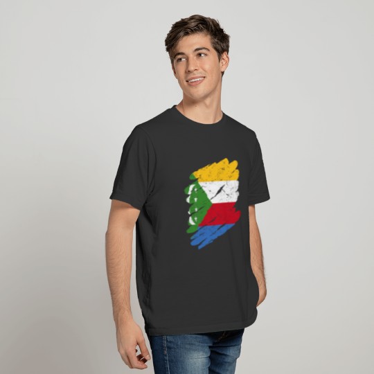 Pinsel Land Heimat Komoren T-shirt