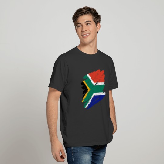 Pinsel Land Heimat Suedafrika T-shirt