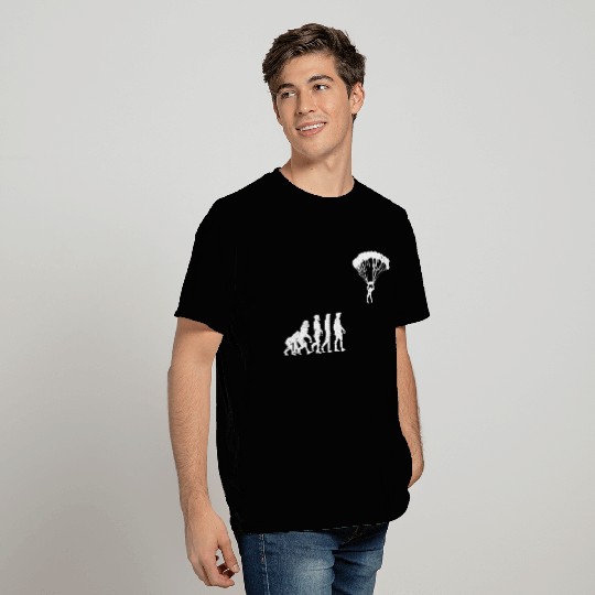 Funny Parachute Evolution T Shirts