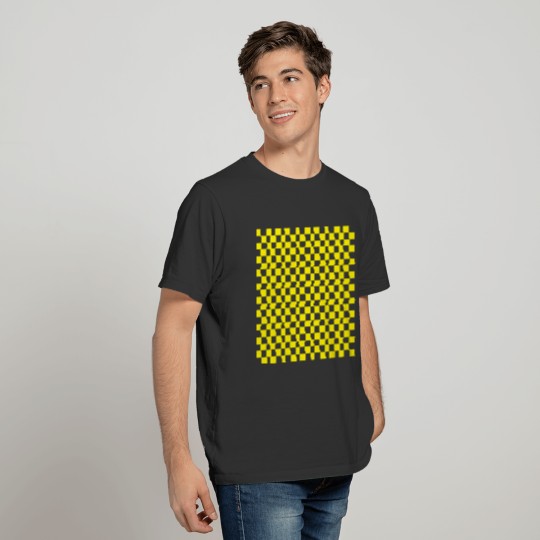 Yellow Checkerboard T Shirts