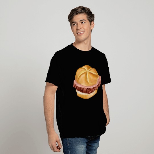 Bavarian meat loaf in bread roll T Shirts