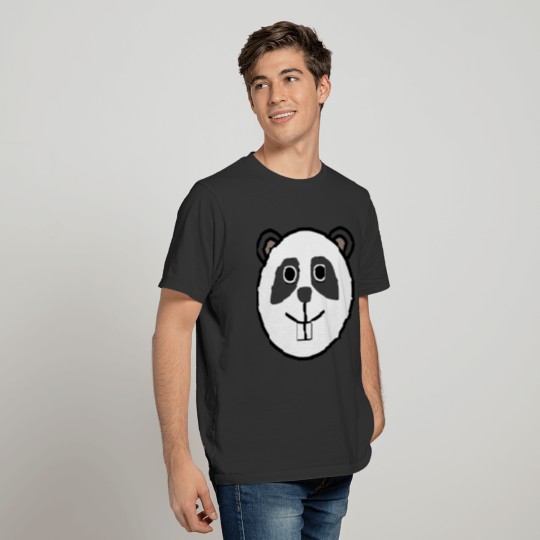 Panda Rounded Face T-shirt