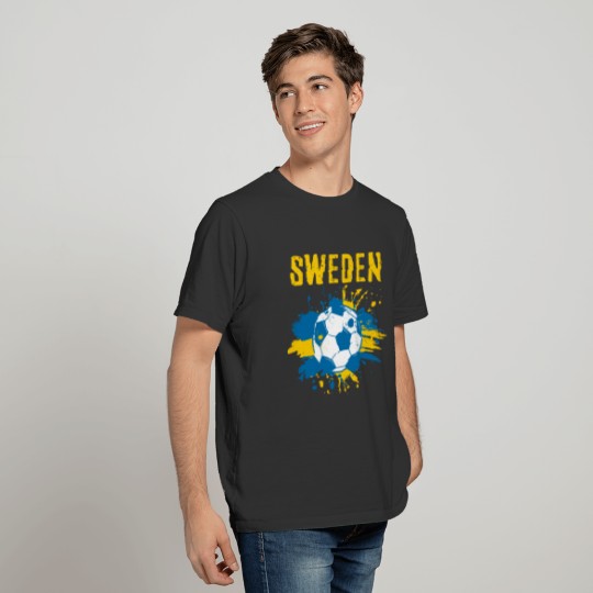Sweden Soccer Shirt Fan Football Gift Funny Cool T-shirt