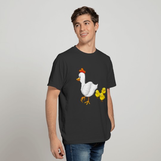 cute cartoon chicken T-shirt