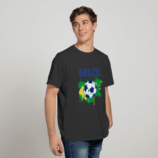 Brazil Soccer Shirt Fan Football Gift Cool Funny T-shirt