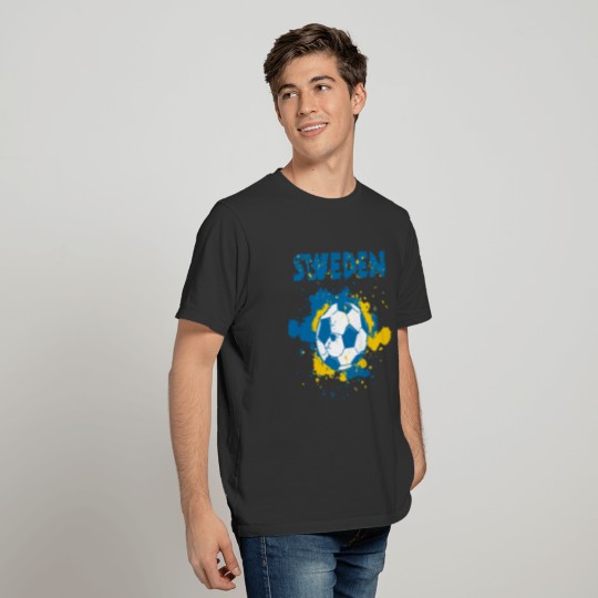 Sweden Soccer Shirt Fan Football Gift Funny Cool T-shirt