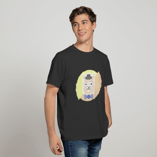 Alpaca Nerd Professor T-shirt