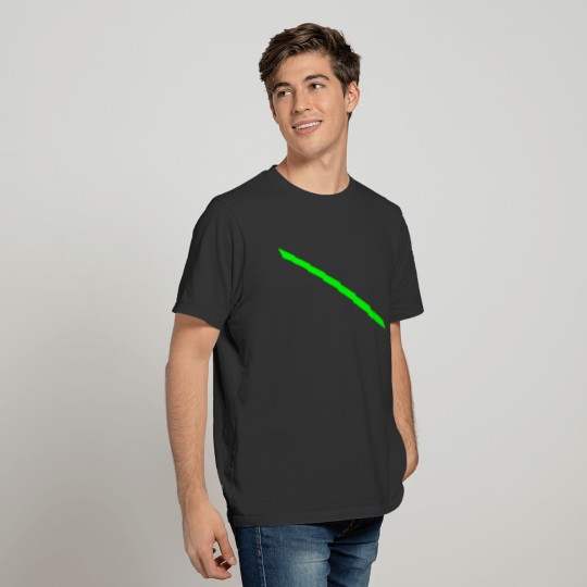 green dash T-shirt
