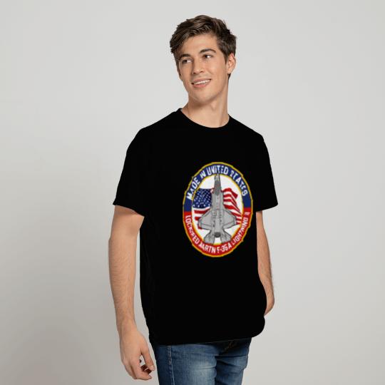 Lockheed Martin F-35A Lightning II - Made in USA T Shirts