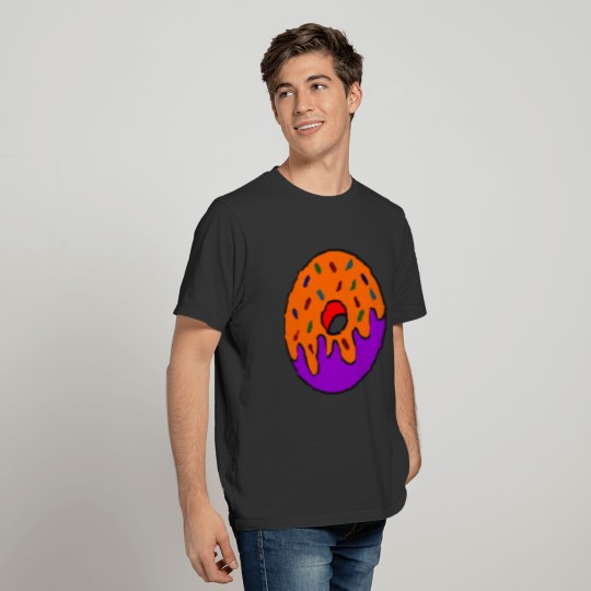 Doughnut Donuts Cartoon T-shirt